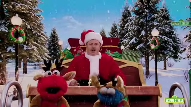 Santa's Sleigh Song featuring Nick Offerman (Wheels on the Bus Remix) | Sesame Street Babies