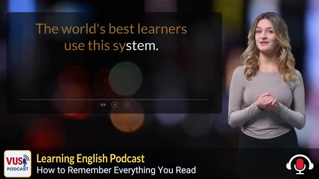 ✅How to Remember Everything You Read✅Learn English With Podcast English✅Easy English podcast